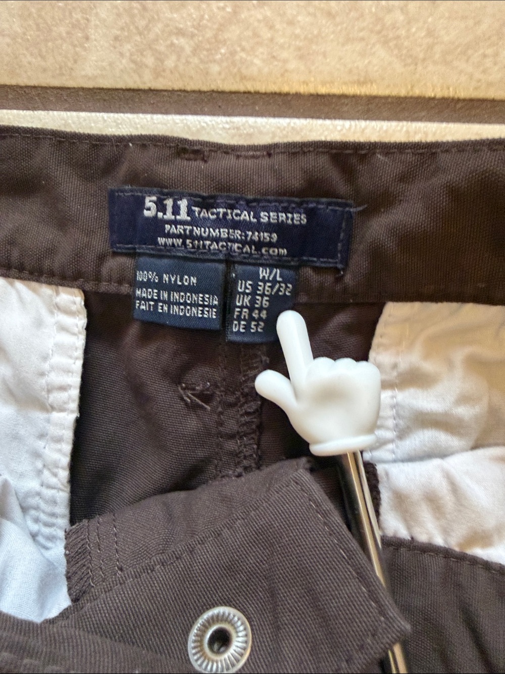 5.11 Tactical Brown Men's Cargo Pants - Tactical Utility Trousers - Picture 2 of 5